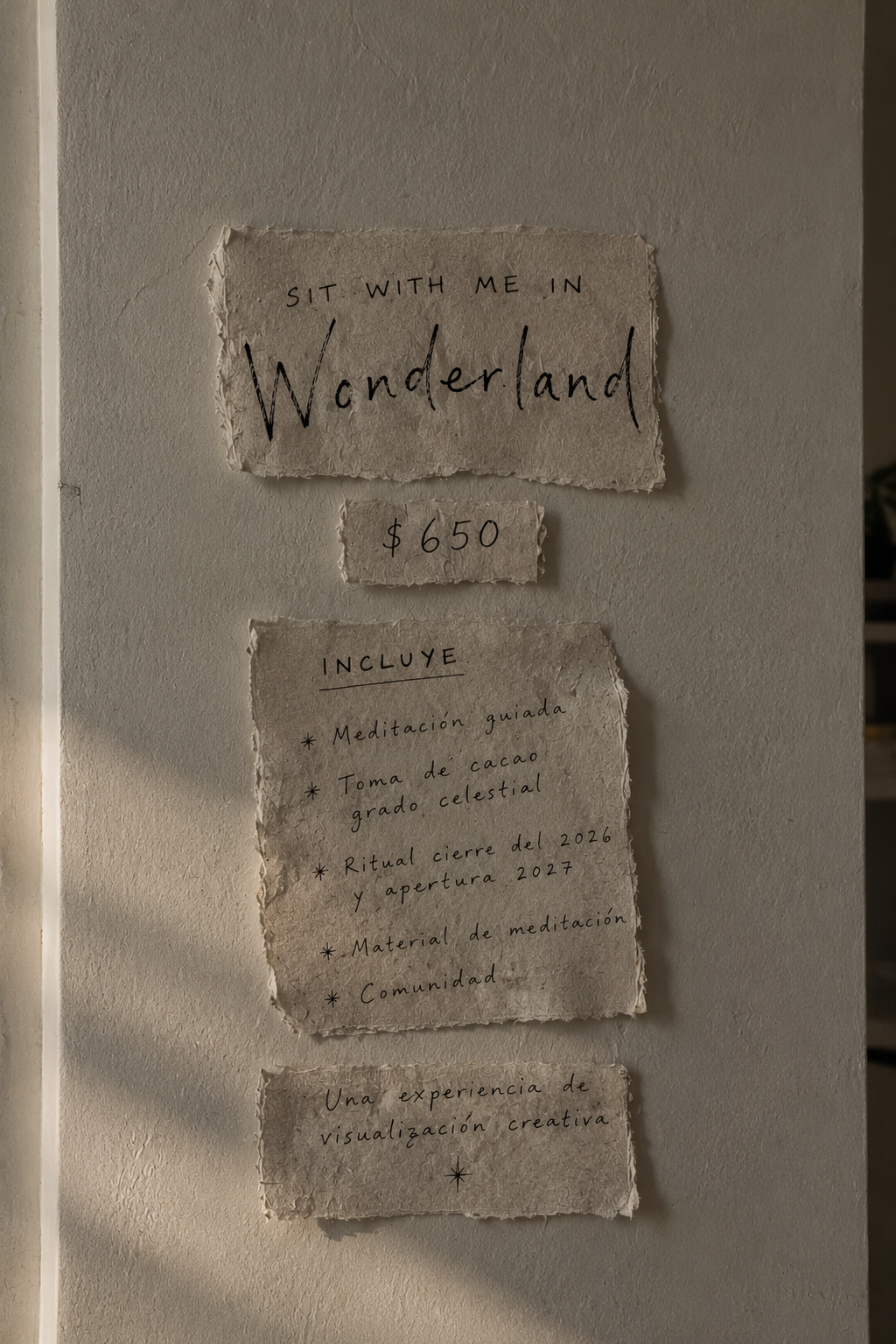 SIT WITH ME IN WONDERLAND I Cierre de año 2026