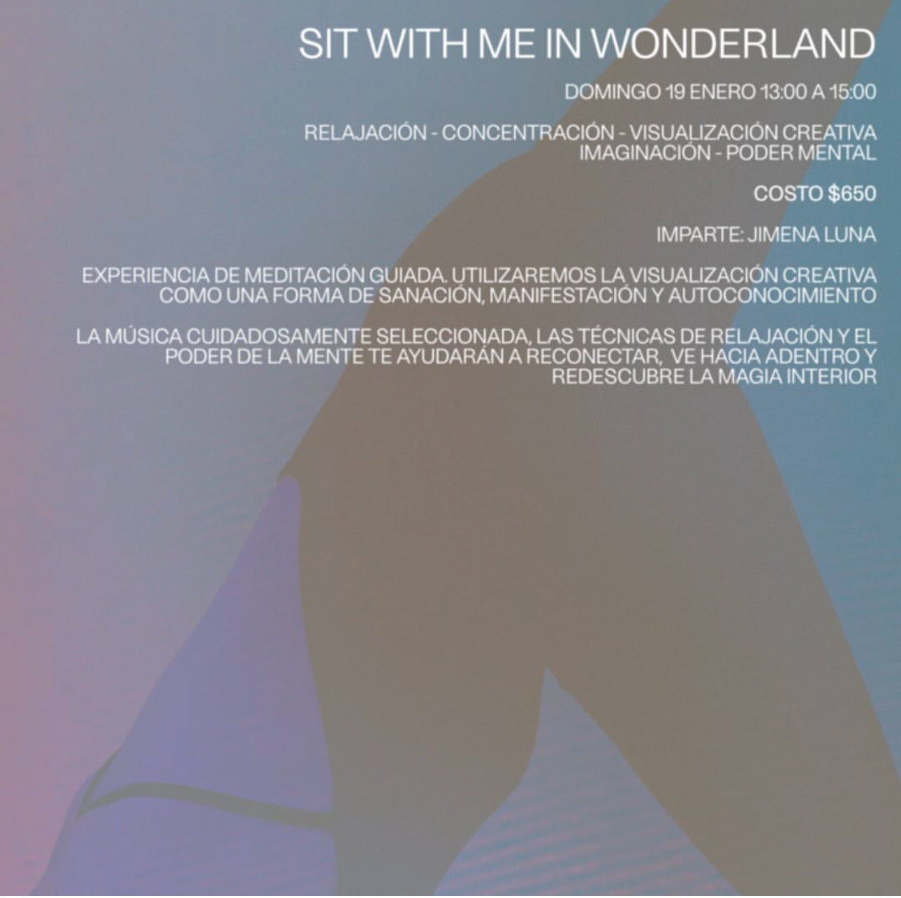 MEDITACIÓN INMERSIVA 2025 | SIT WITH ME IN WONDERLAND